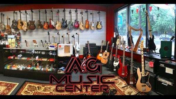 Just a taste of our guitar collection.