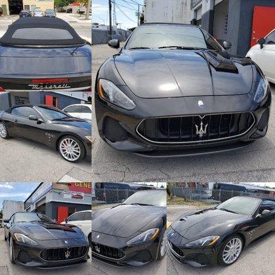 2019 Maserati Grandturismo, 15% Window Tints + 70 % Ceramic on Windshield.