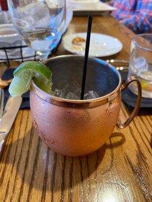 Moscow mule has a twist that I loved!