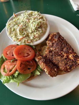 Everything is a la carte. $4.25 for a side of cole slaw. Yikes.