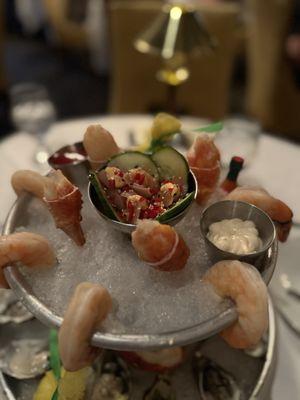 Seafood tower