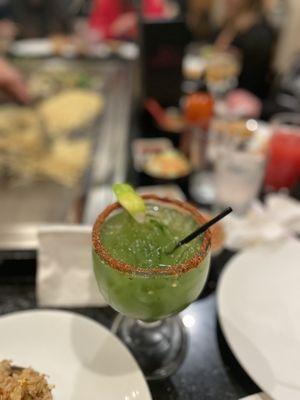 Spicy cucumber margarita