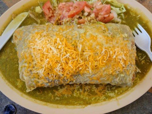 Burrito mojado. Huge.