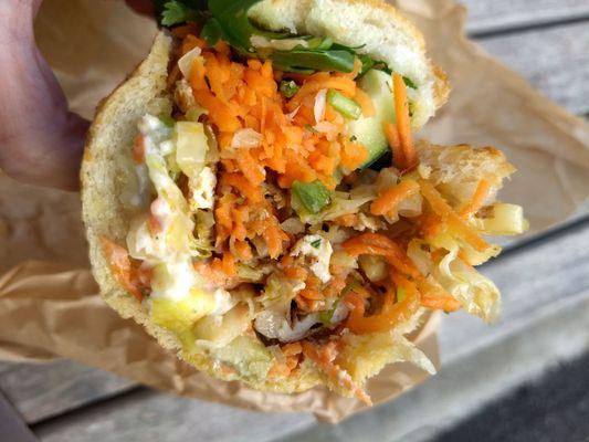 Vegetarian banh mi