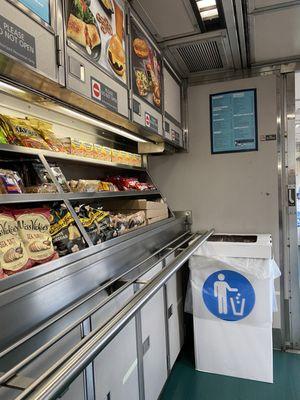 Dining cart snacks