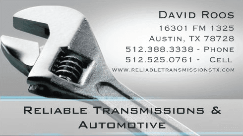 Quality Auto Repair and Transmission Repair in Austin, Texas.