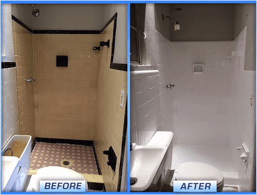 Shower Tiles Refinished