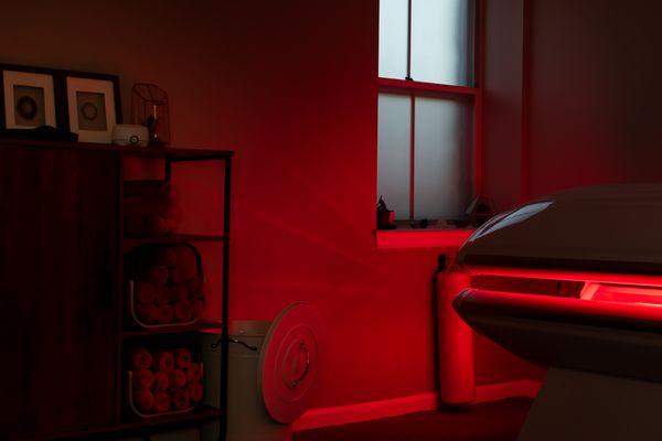 Our Red Light Therapy  treatment room