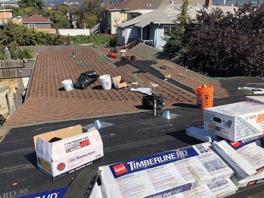 Composition shingle replacement Oakland, CA