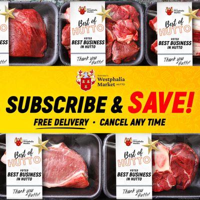 Beef Box or Pork Box subscriptions from Westphalia Market get FREE delivery! https://westphaliamarket.com/local-meat-box-subscriptions/