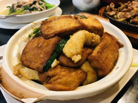 Fish Fillet and Tofu Claypot