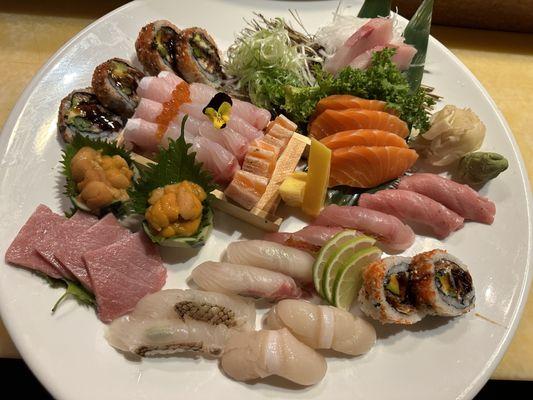 Sushi sashimi a la carte