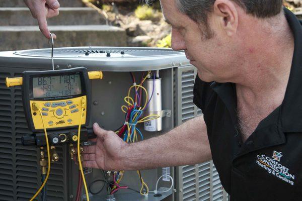 Charging an AC with Sub cooling.