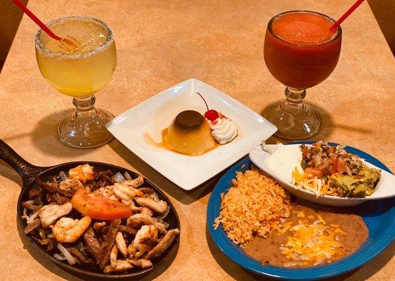 We are open today! 2pm to 7pm. 
Check out our meal for 2 for $35! (Fajita for 2, 2 Margaritas and a dessert) 
541-756-4799