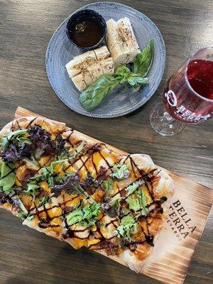 BBQ Bacon + Caramelized Onion Flatbread