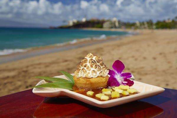 Great desserts in all areas. This is the Baked Hawaii on gorgeous Ka'anapali Beach.