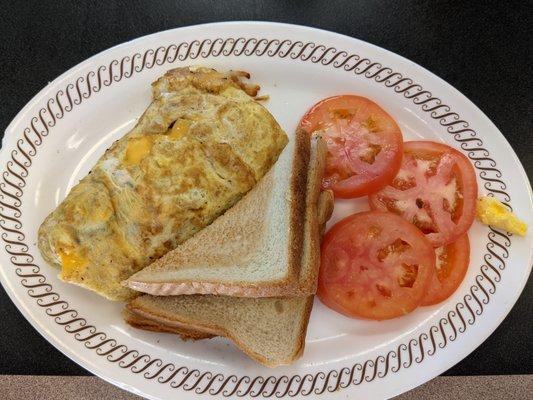 Fiesta omelet at Waffle House