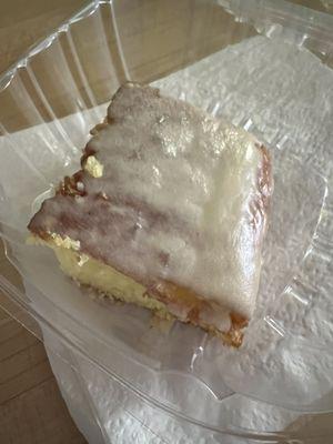 Iced lemon cake