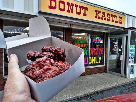 6 pack Apple Fritters best ever eaten WOW