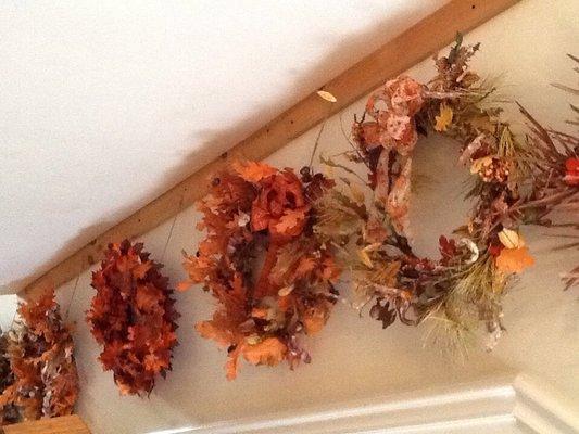 Hand made fall wreaths