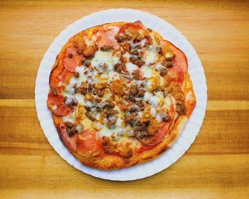 New York meat lovers pizza