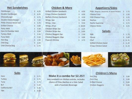 Food Menu