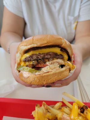 Double Double Animal style.