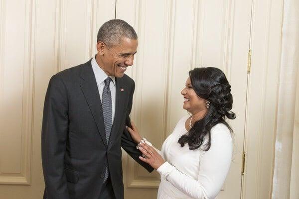 She even made the president laugh!!! She can make anyone feel happy ;)