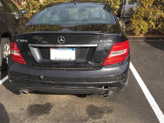 Mercedes C300: Before