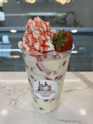 fresas con crema