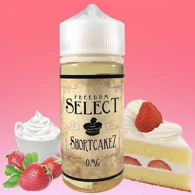 SHORTCAKEZ-100mls Up to 12mg-A DELICIOUS STRAWBERRY DESSERT, TOPPED WITH A DOLLOP OF HEAVENLY WHIPPED CREAM!!