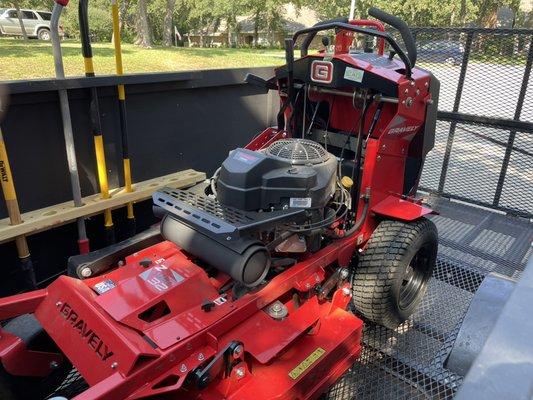 Gravely power equipment for the win! Let us know if we can put this monster to work for you!!