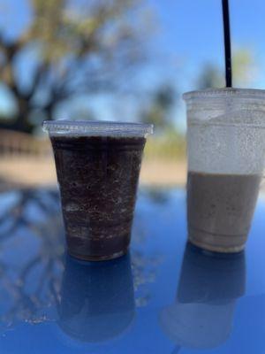 The Mocha Shake and Peanut Butter Cup Shake