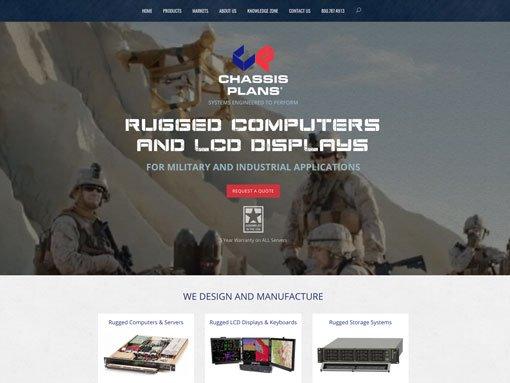 Chassis Plans Website Design - WordPress