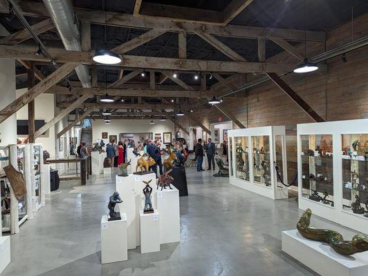 Large gallery interior