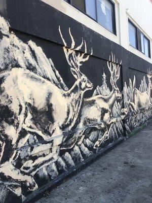 Moose mural