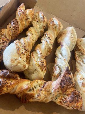 Garlic Parmesan Twists