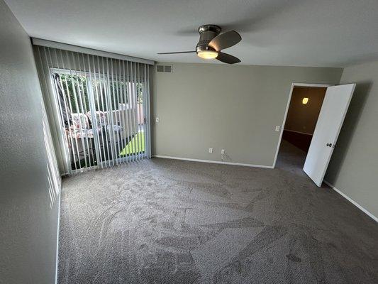 Clean bedroom