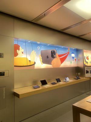 Inside the Apple Store at Crocker Park Shopping Center in Westlake -- 21 January 2023