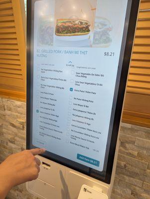 Ordering Kiosk