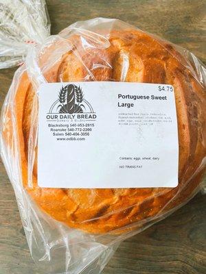 Portuguese Sweet Bread