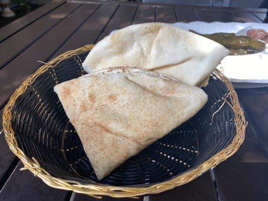 Fresh pita bread