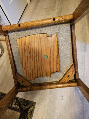 kitchen chair bottom