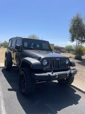 I did the silver wash (I think the second pick- $24.99) my Jeep is a "large" so $2 more.