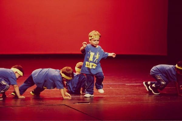 the youngest b-boys on stage!