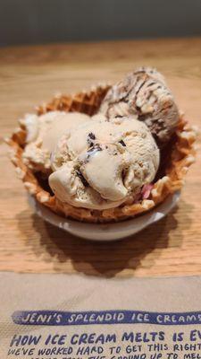 Waffle Bowl with 4 scoops of Ice Cream  06-08-2024