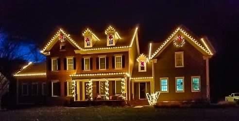 Check out this beautiful home with our Christmas Light Installations this year!