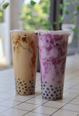 Ube and Brown Sugar Milk Tea