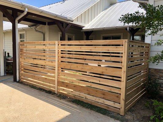 Custom Cedar Garden Enclosure