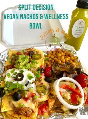 Jackfruit Nachos & Wellness Bowl